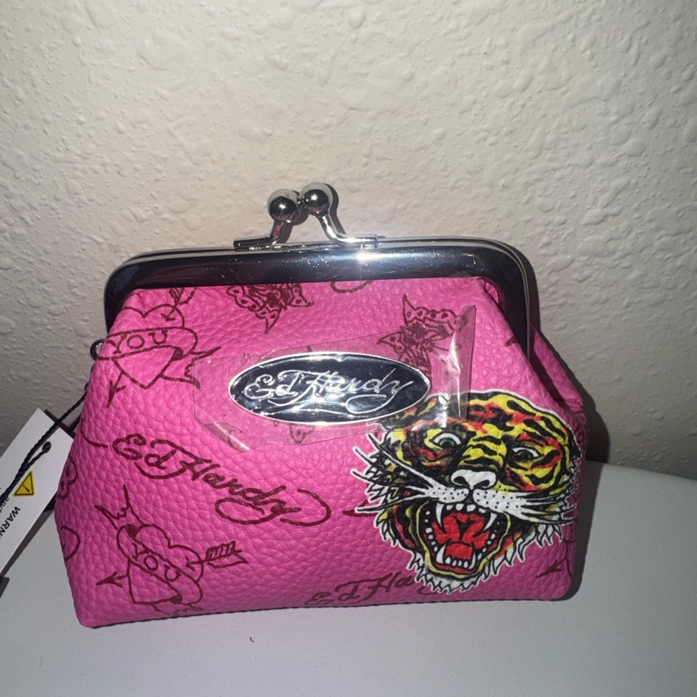 Ed Hardy Pink Coin Holder